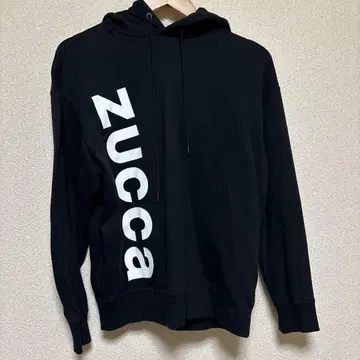 ZUCCA 블랙 후드티 M 후디