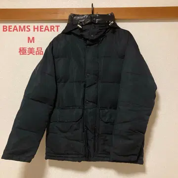 컨디션 최상 BEAMS HEART 남성용 다운 M 블랙