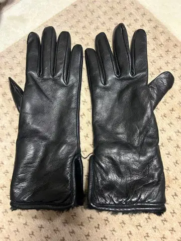 최종값! ALPO 이탈리아제 천연 가죽+캐시미어 장갑 7호 2way