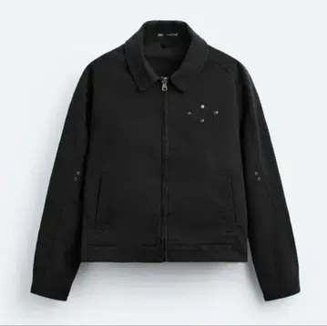 ZARA 스터드 데님 자켓