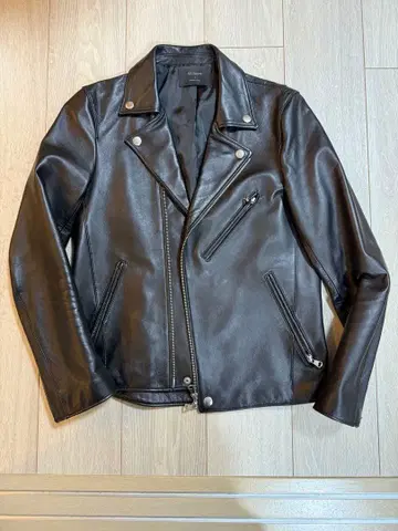 STUDIOUS 더블 라이더 자켓 가죽