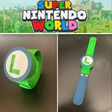 레어! USJ 닌텐도 슈퍼 닌텐도 월드 루이지 L 로고 파워업 밴딩