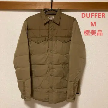 컨디션 최상 DUFFER 다운 M 카키