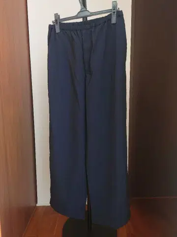 awasa 나일론 실크 사이드 집업 워밍업 팬츠