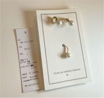TSURU by Mariko Oikawa의 귀걸이와 이어커프