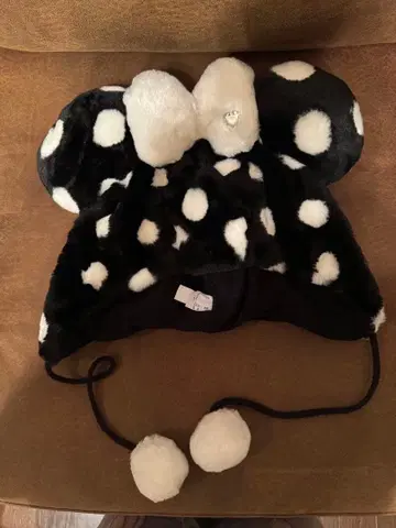 디즈니 팬 캡 물방울 패턴