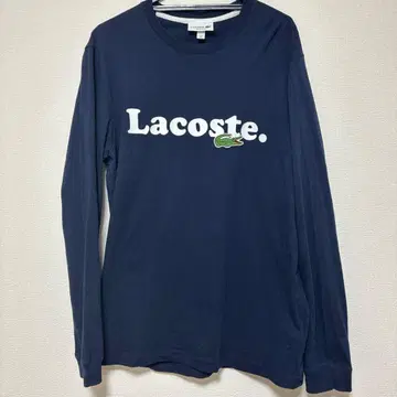 라코스테 Lacoste 네이비 롱 슬리브 T셔츠