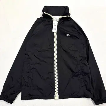 [ 새상품급/남성용M ] 기나시 사이클 빅 지퍼 점퍼 나일론 자켓 블랙