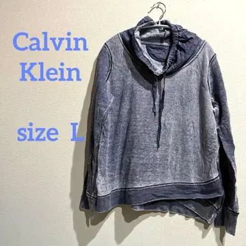 새상품급 Calvin Klein 다크 블루 후디 [ L ]