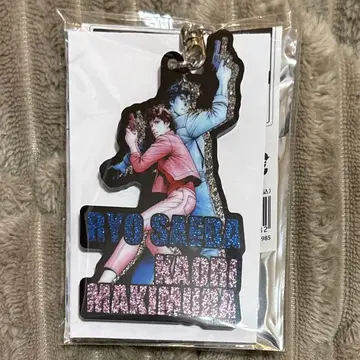 시티헌터 대원화전 글리터 아크릴 키링 사에바 료 마키무라 카오리