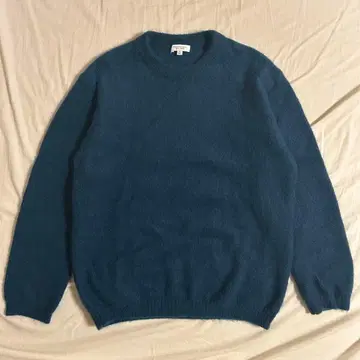 새상품급 XL BEAUTY&YOUTH 모헤어 니트 블루