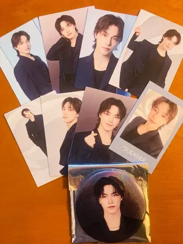 디노 seventeen 세부치 NEW 캔뱃지 트레이딩 카드 세미컴프