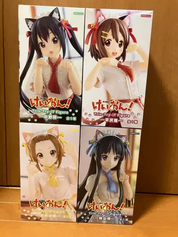 케이온! Trio-Try-iT 피규어 4종