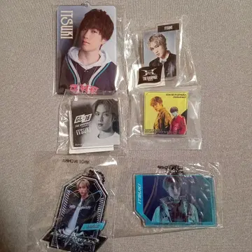 후지와라 이츠키 아크릴 클립 아크릴 키링 클리어 참