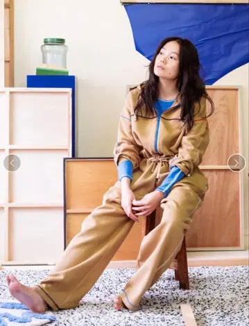 pamm 스킨 컬러 워크 점프수트