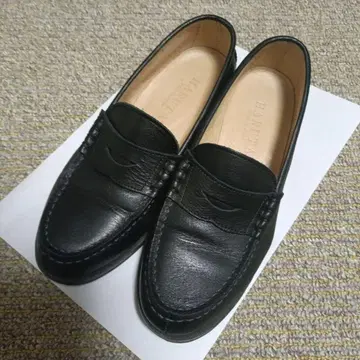 HARUTA 하루타 코인 로퍼 블랙 24.5cm