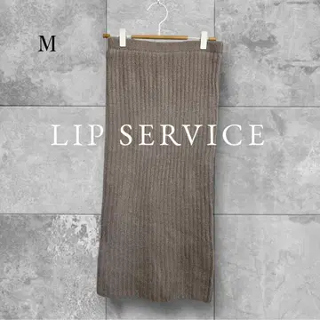 립서비스 스커트 니트 깔끔한 페미닌 가을/겨울 타이트 데이트 M