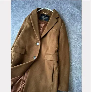 SLOBE IENA 슬로브 이에나 브라운 울 체스터 코트