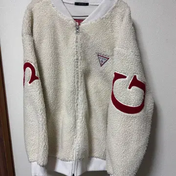 GUESS 플리스 자켓 아이보리 XL