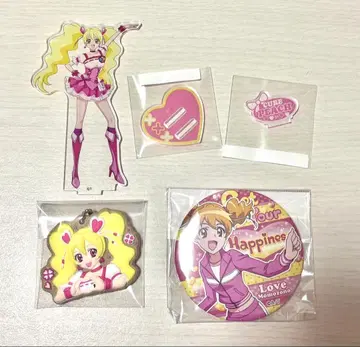 프레쉬 프리큐어 큐어 피치 출장점 아크릴 스탠드 트이2 캔뱃지