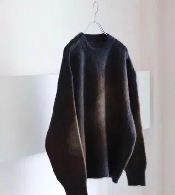 stein Gradation Mohair Knit LS CAMELNAVY