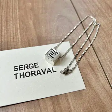 SERGE THORAVAL 셀주 트라발 눈 녹은 목걸이