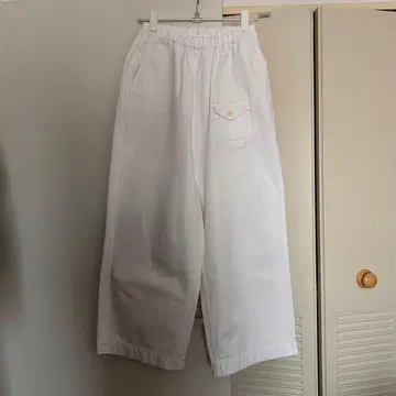 고쉬 카츠라기 와이드 팬츠 화이트