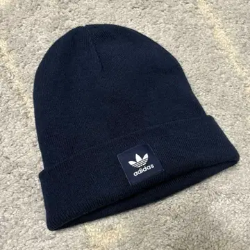 [새상품급] adidas 네이비 니트 모자 비니 노움코어 매장 구매