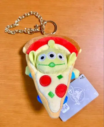 [ 홍콩 한정판 새상품 ] 리틀 그린멘 피자 키링 스트랩