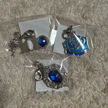 [일본 한정판] Ado Hibana 가챠 주얼 참 3종 컴프 세트