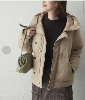 그린 다운 숏 자켓 로쏘