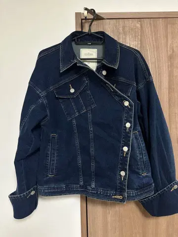 GU x rokh 데님 자켓 L 다크 블루