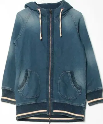 westwoodoutfitters 데님 더블 지퍼 후드티