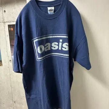 90s oasis T셔츠 knebworth XL 박스 로고 리암 내한