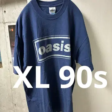 90s oasis T셔츠 knebworth XL 박스 로고 리암 내한