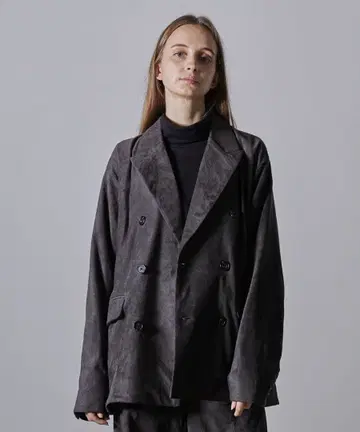 [ CLEL ] 더블 테크 페이드 테일러드 자켓