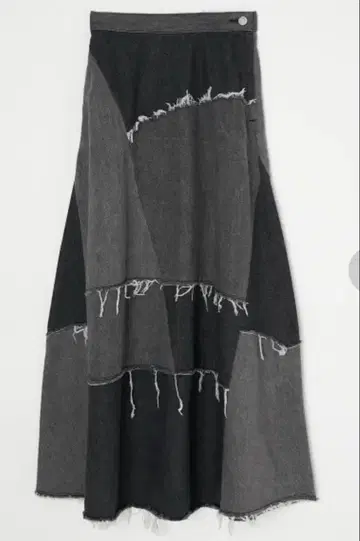 MOUSSY 패널 롱 플레어 스커트