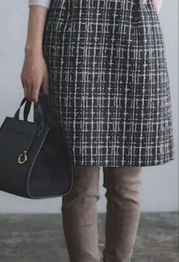 쿠미쿄쿠 트위드 미니 스커트