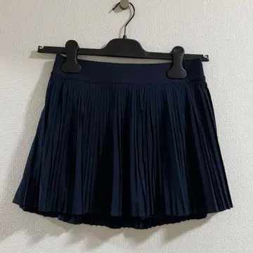 룰루레몬 플리츠 스커트 네이비