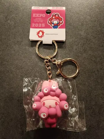 산리오 미야쿠미야쿠 최애 컬러 키링 마이멜로디