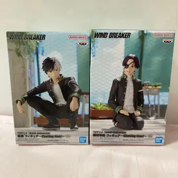 [ 미개봉 새상품 ] 사쿠라 하루카 스오우 하야토 윈드 브레이커 피규어