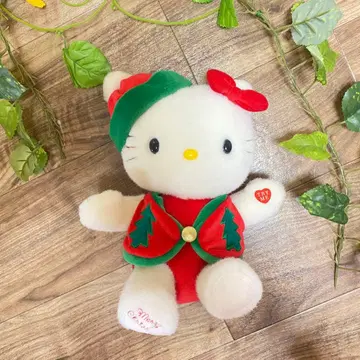 산리오 헬로키티 봉제 인형 크리스마스