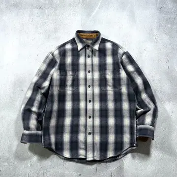 90s ST.JOHN'S BAY 헤비 플란넬 셔츠