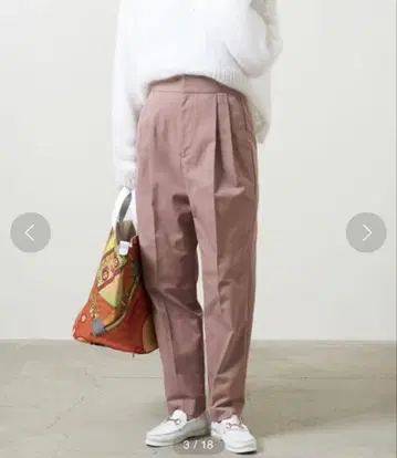 유나이티드 애로우즈 핑크 팬츠