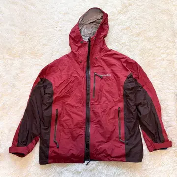 새상품급 mont-bell 라이너 포함 남성용 마운틴 후드티 XL 빨간색