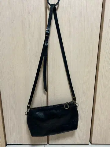 HERZ 숄더백 헬츠 가방 블랙 가죽 일본제