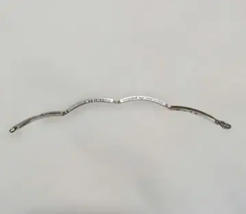 cK(캘빈클라인) 실버 바 목걸이 랍스터 클래스프