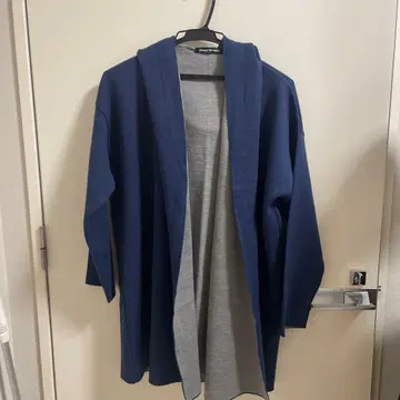 후드 부착 롱 가디건 스트로베리 필드