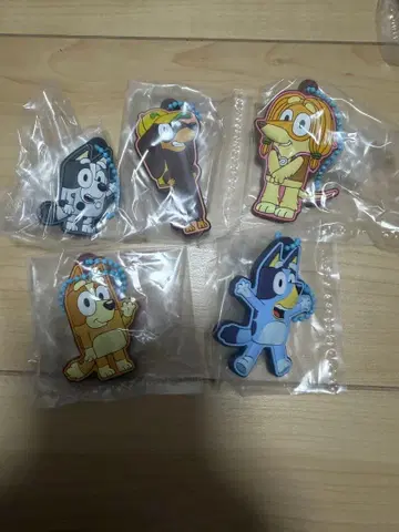 블루이 캡슐 토이 세트 5종