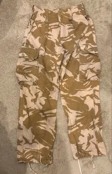 카모플라쥬 코튼 카고 팬츠